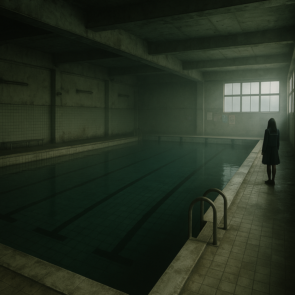 閉鎖された地下のプールのイメージ