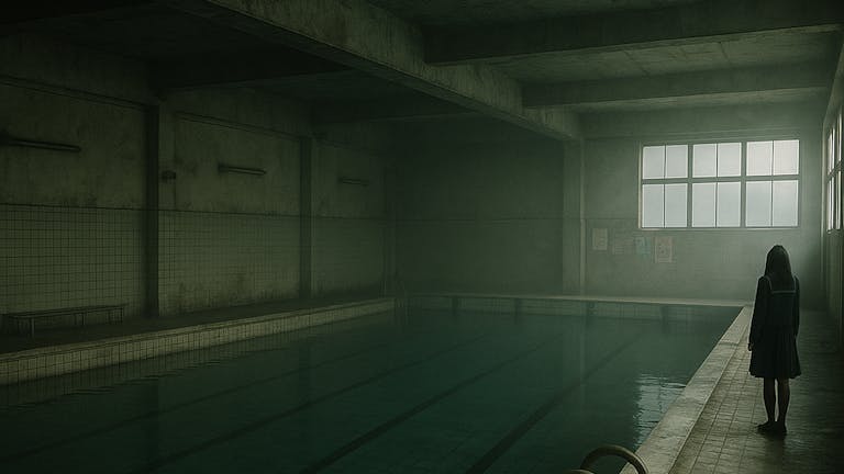 閉鎖された地下のプール