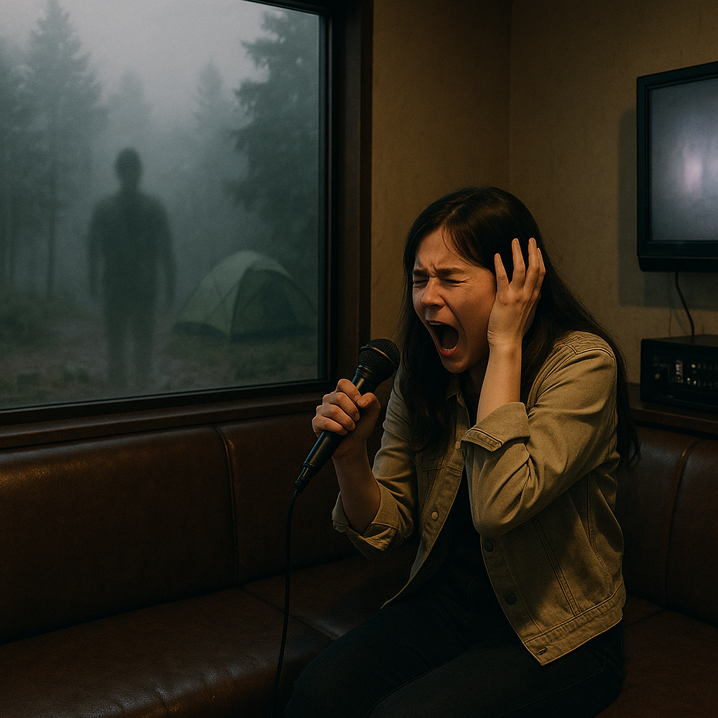 前に彼女とカラオケに行ったときのことのイメージ