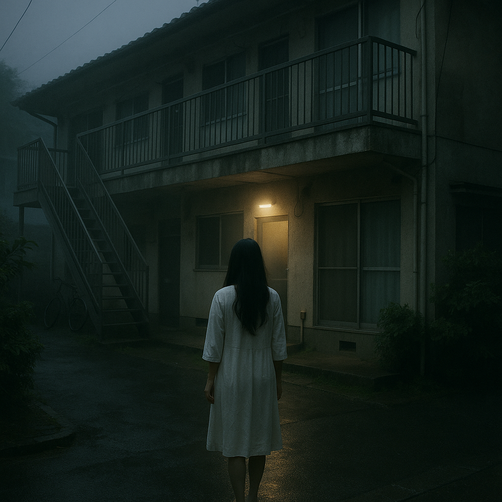 ついてきた女のイメージ