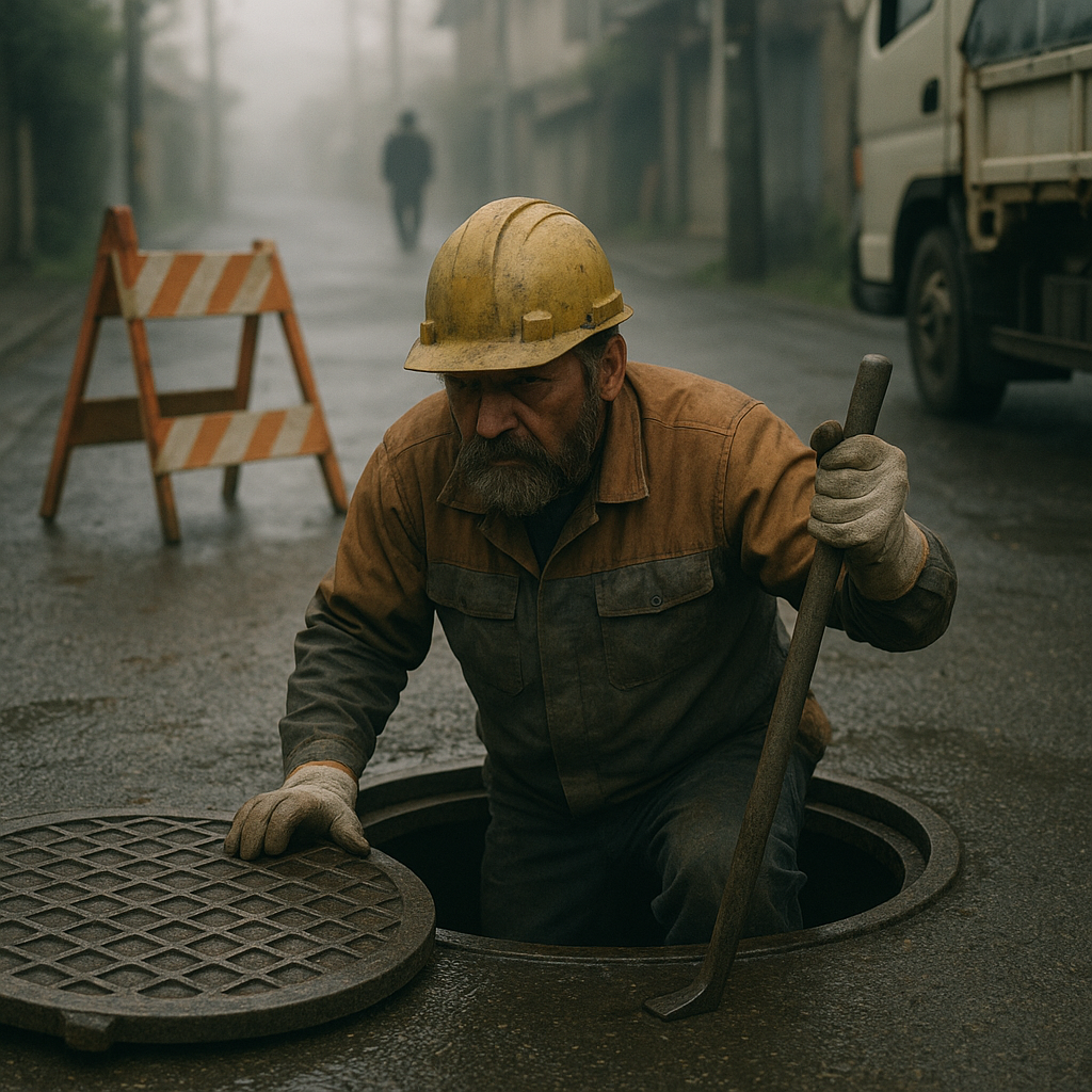 工事のおっさんのイメージ