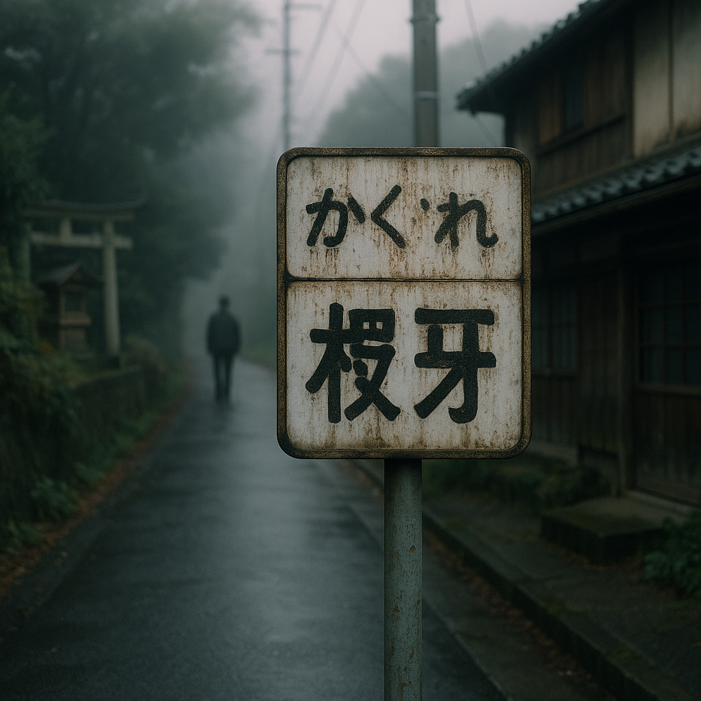 呪いの標識のイメージ