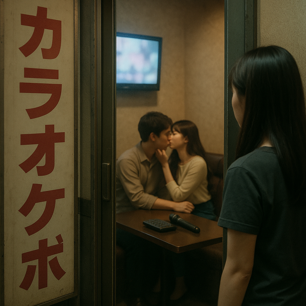 カラオケボックスで見てしまった！のイメージ