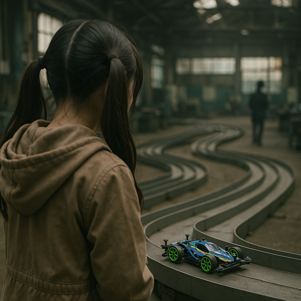 ミニ四駆での出会い②（ツインテールの女の子）のイメージ