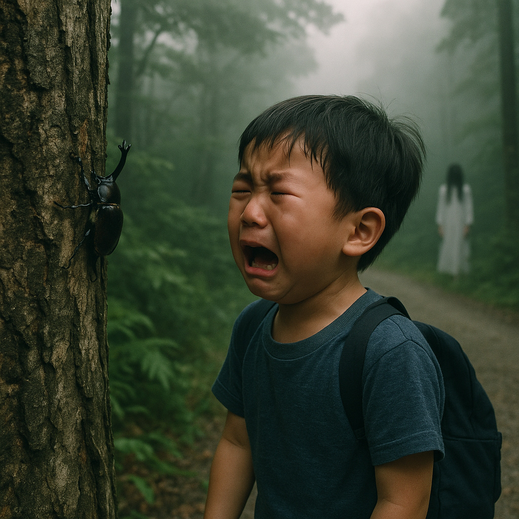 カブトムシを返しに行ったのイメージ