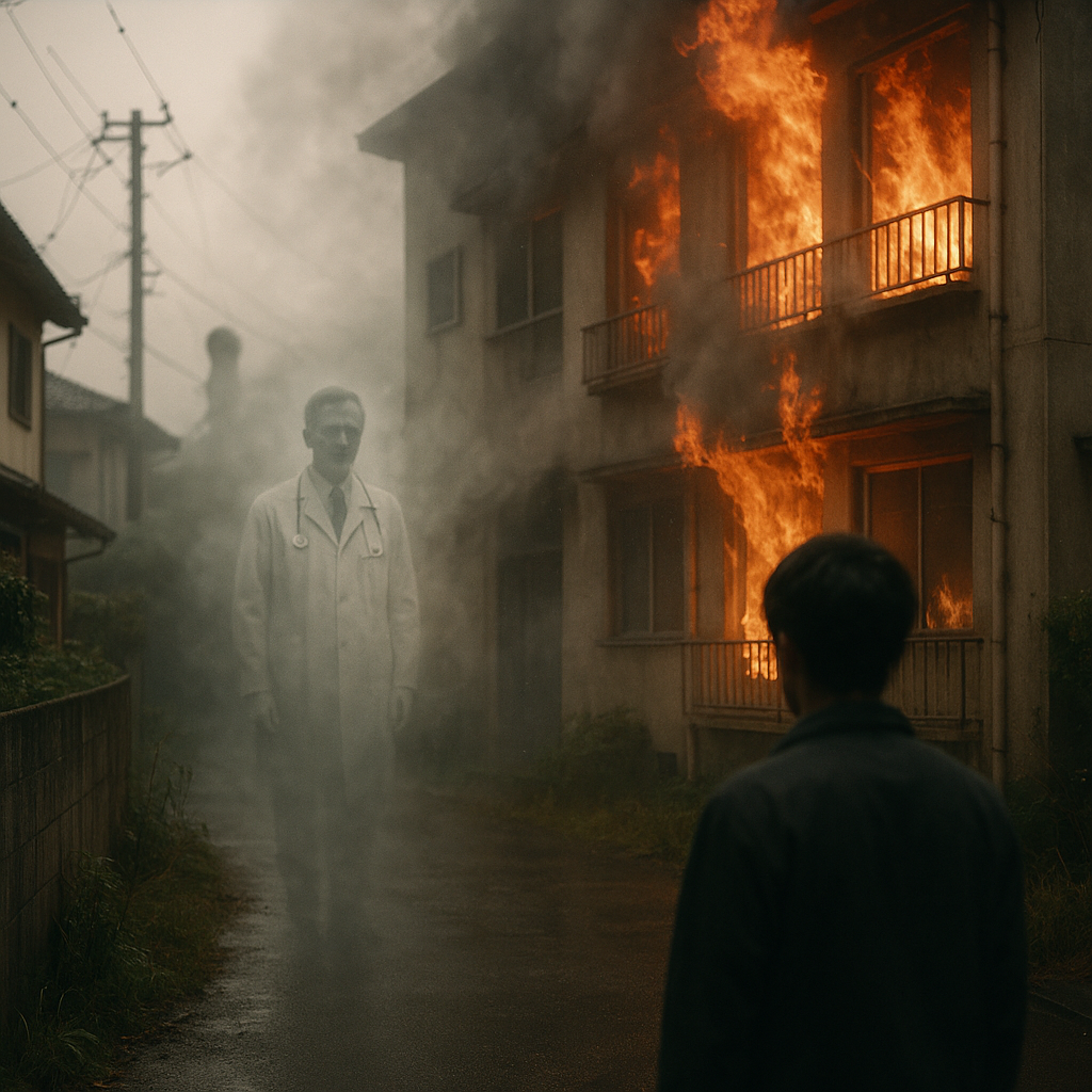 炎の中の幻影の話のイメージ