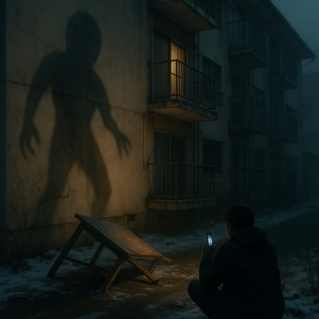 崩れた影のイメージ