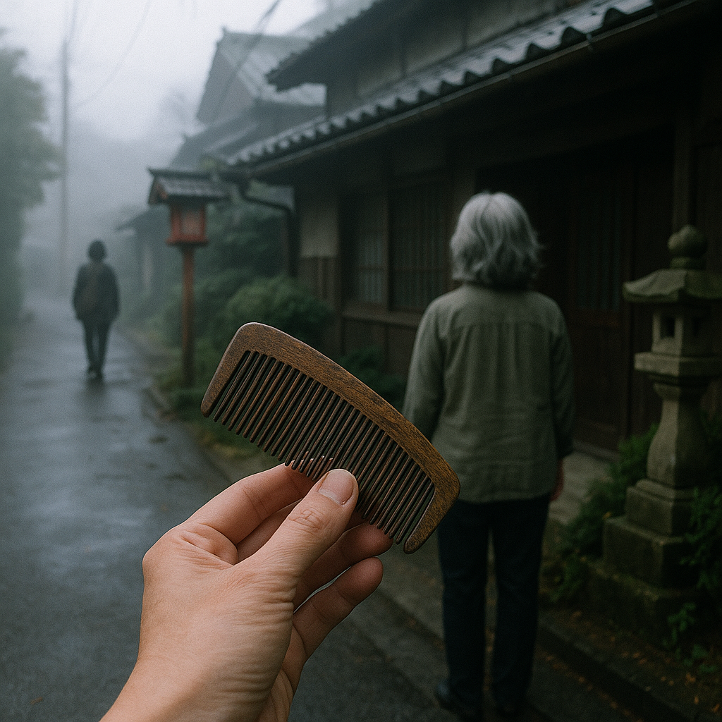 櫛分け女のイメージ