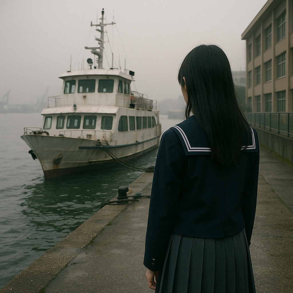 海の少女の悲しい過去のイメージ