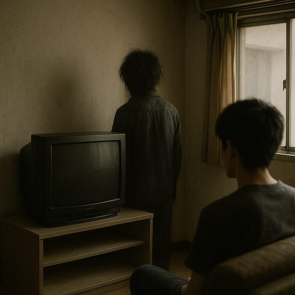 テレビの横にいたもののイメージ
