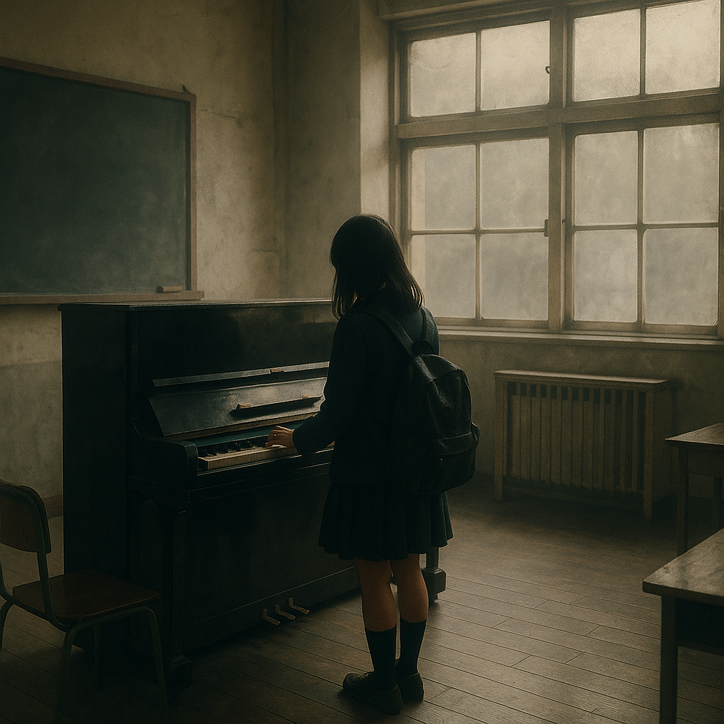 音楽室④（「遥香？遥香という子はいないよ？」）のイメージ