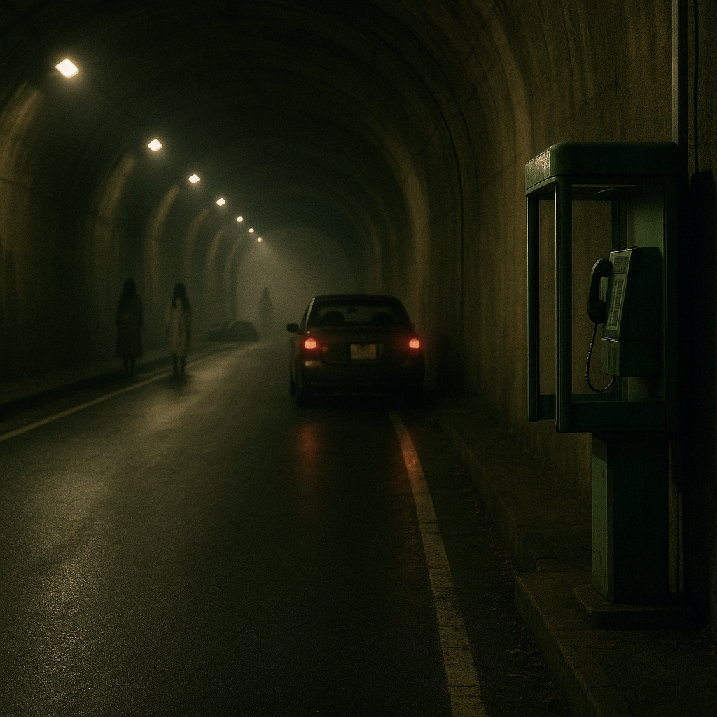 ドライブの帰り道のイメージ