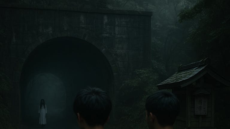 心霊スポットの帰りに