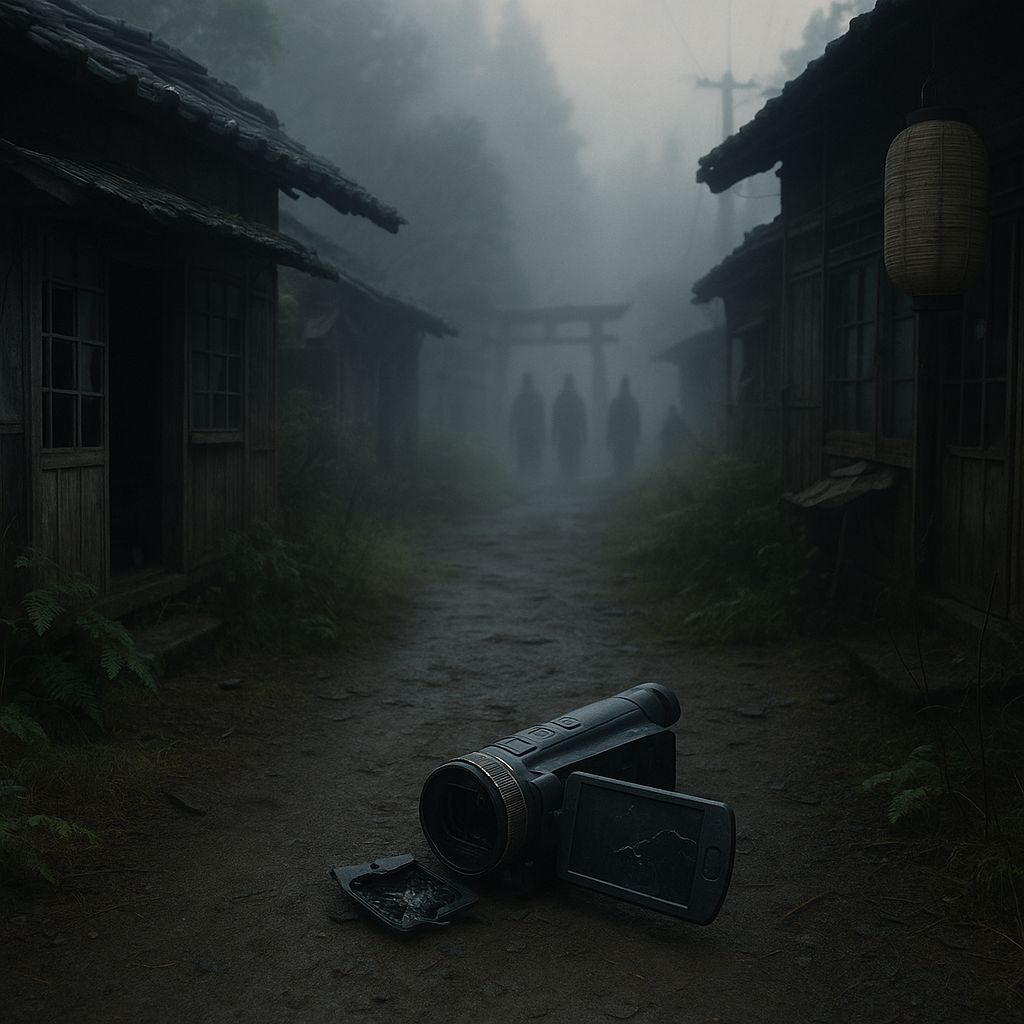 廃村で撮った心霊動画のイメージ