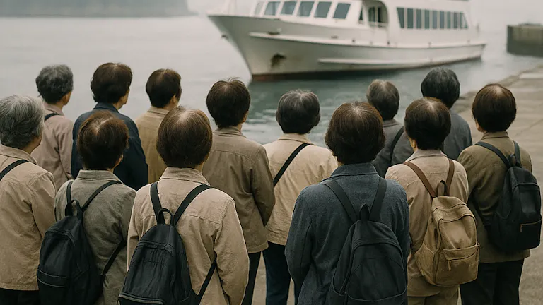 中高年女性ばかりの日帰りツアー(上)
