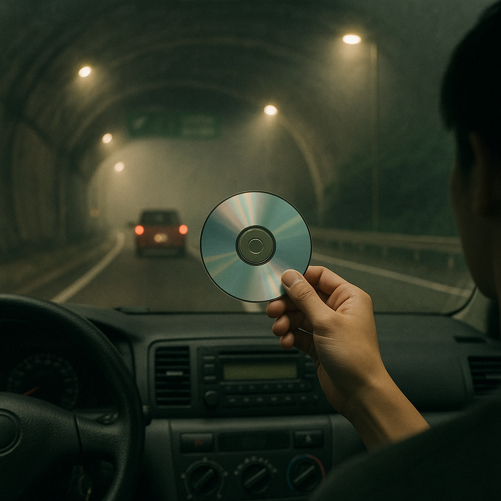 レンタルしたCDのイメージ