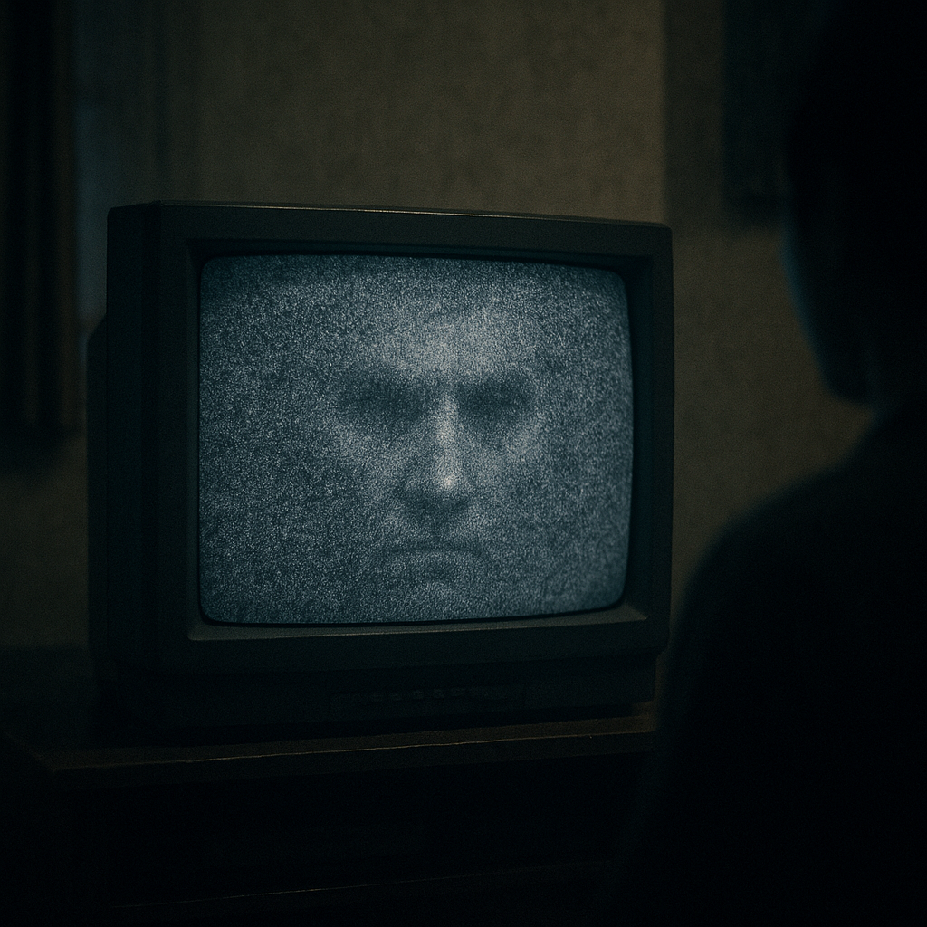 真夜中にテレビをつけたら砂嵐で・・