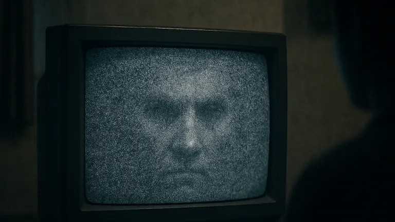 真夜中にテレビをつけたら砂嵐で・・