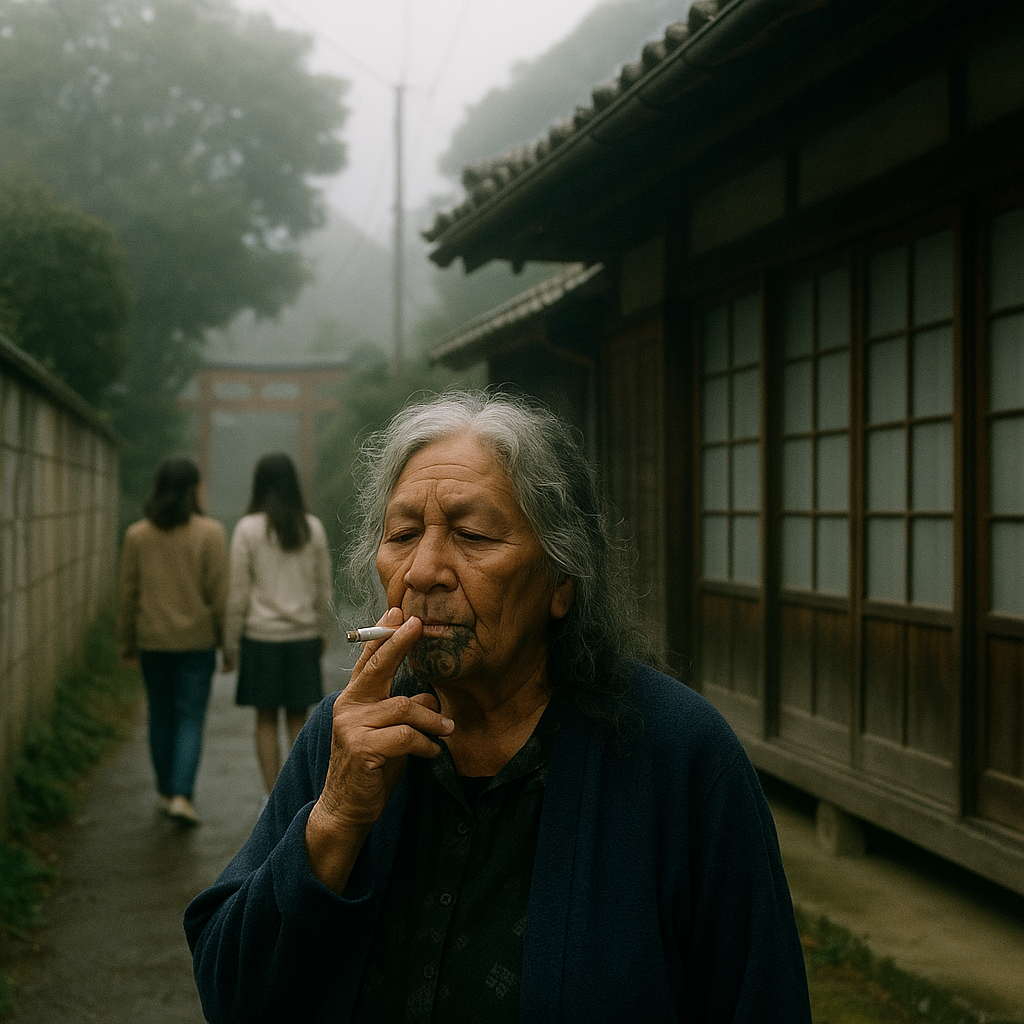 留学先で見たおばあさん