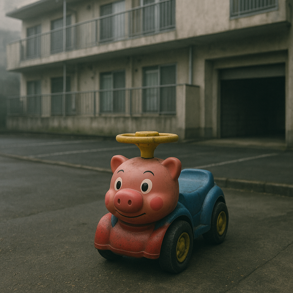 ポルキー君　のりものおもちゃのイメージ