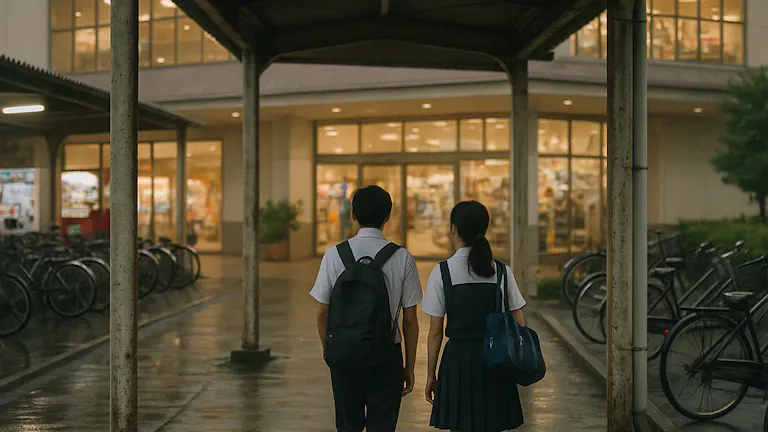 部活帰りにショッピングモールで1時間だけデート