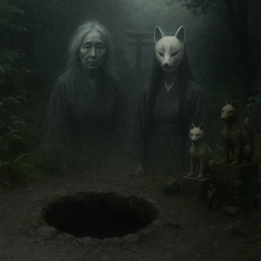 僕に取り憑く二人の女の霊のイメージ