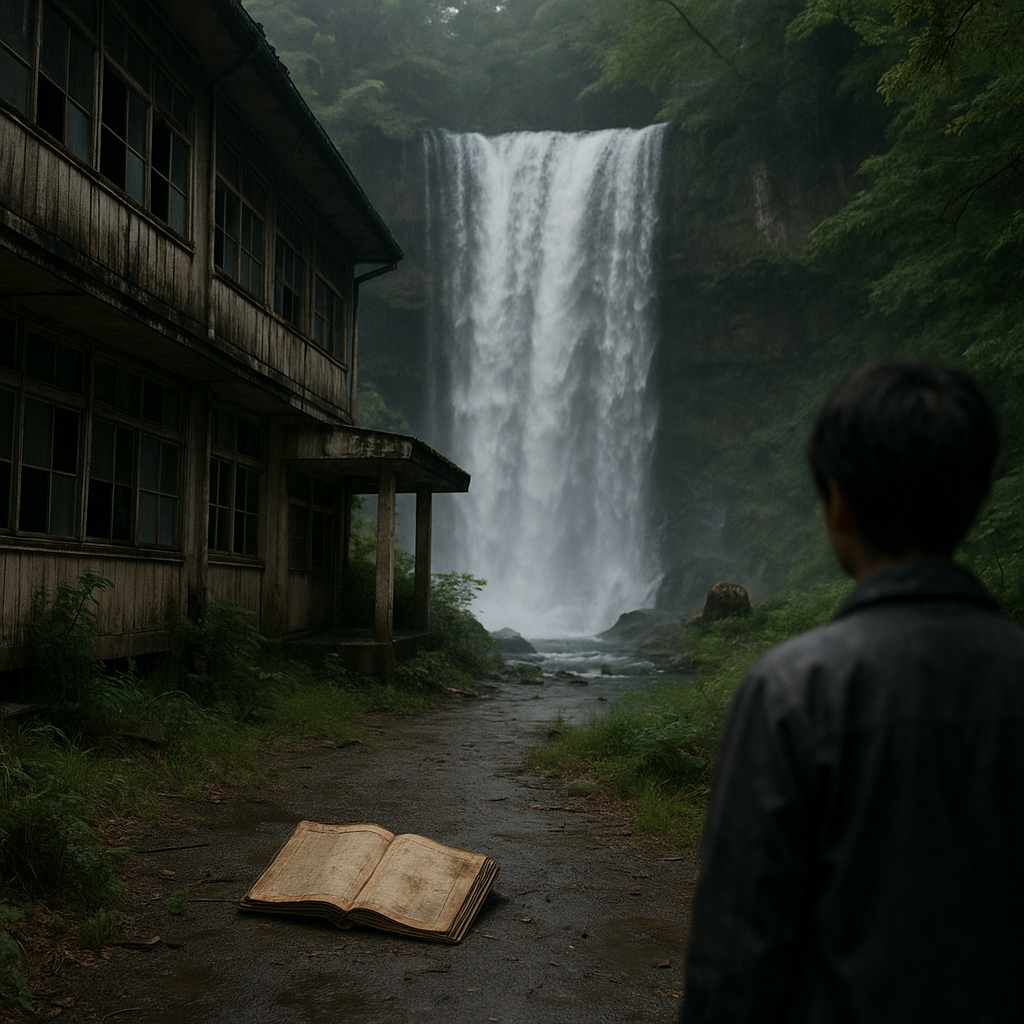 滝の裏の秘密の話のイメージ