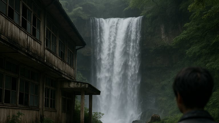 滝の裏の秘密の話
