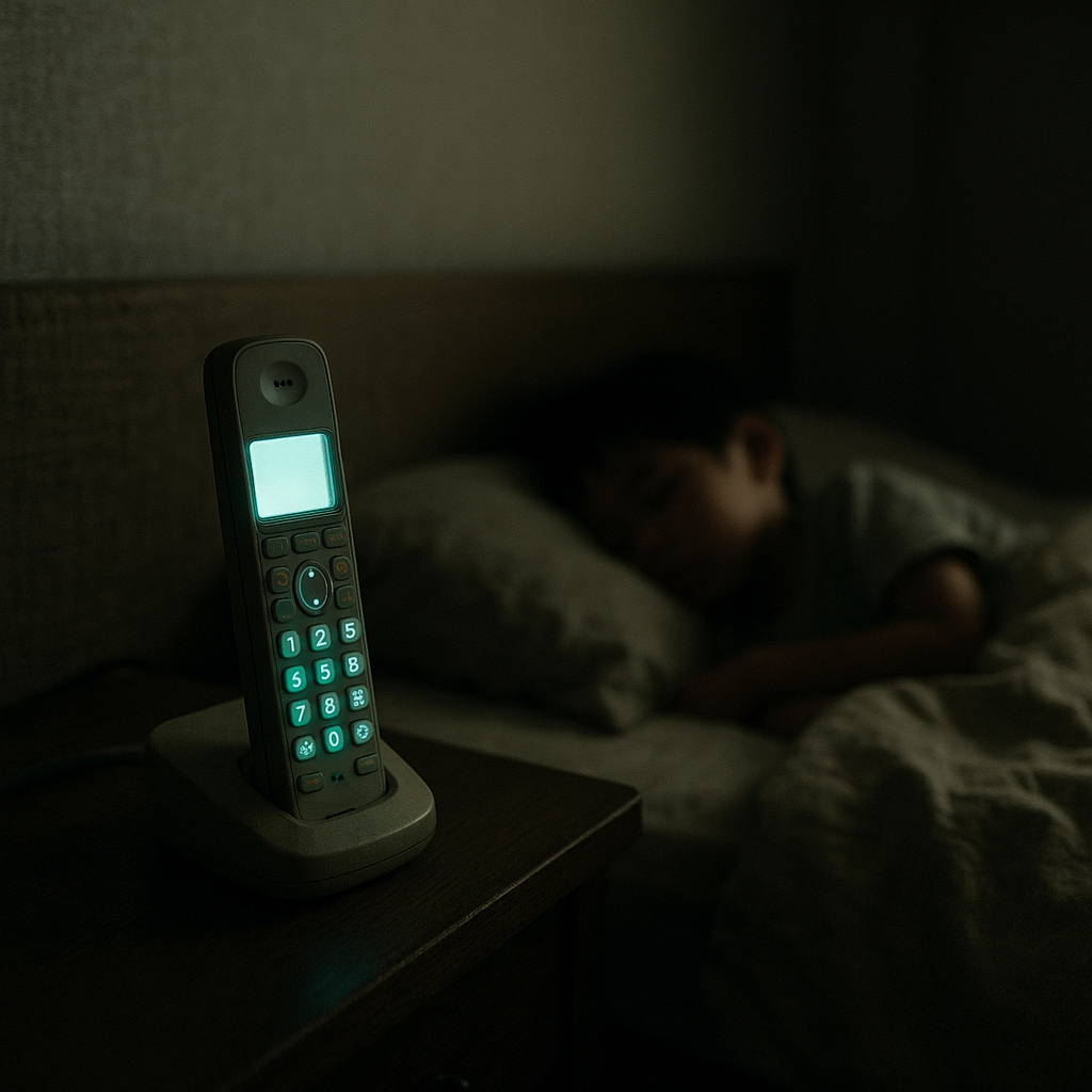 ひとりでにかかる電話のイメージ