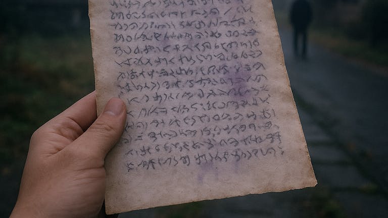 理解出来ない手紙