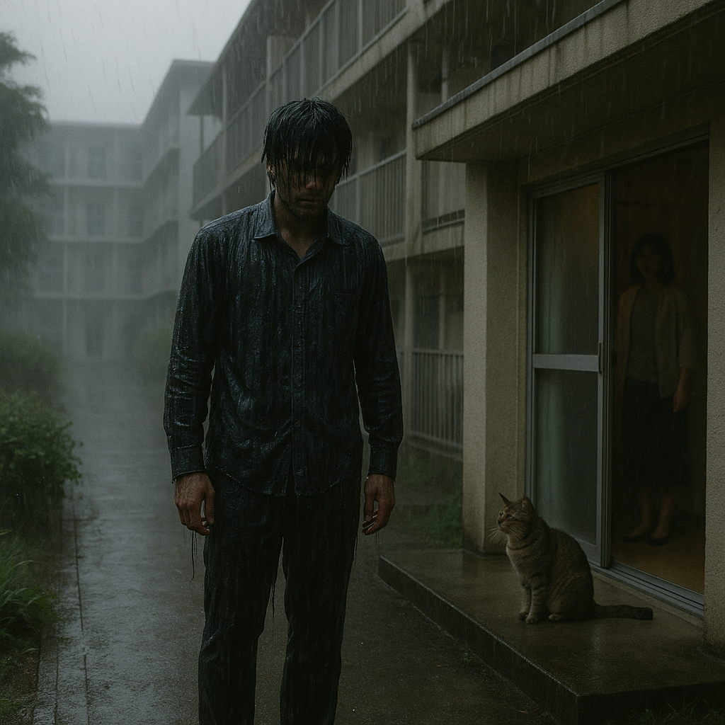 びしょ濡れ男のイメージ