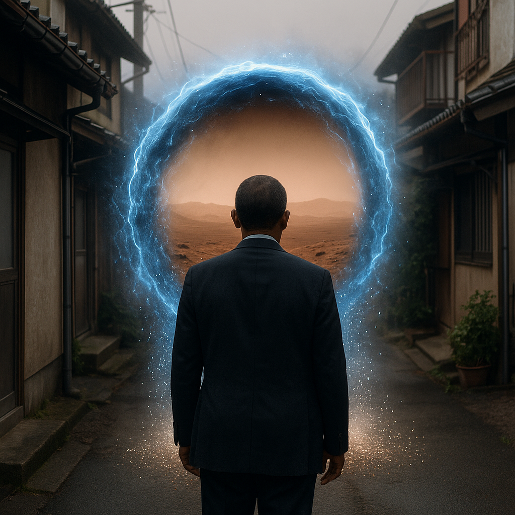 時空移動？のイメージ