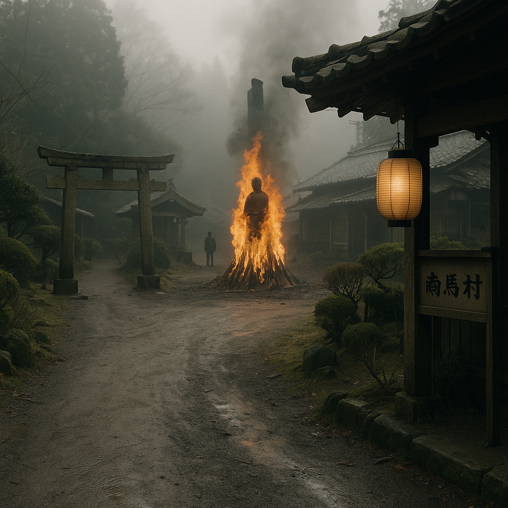 南馬宿村の「笑い夢と泣き夢」のイメージ