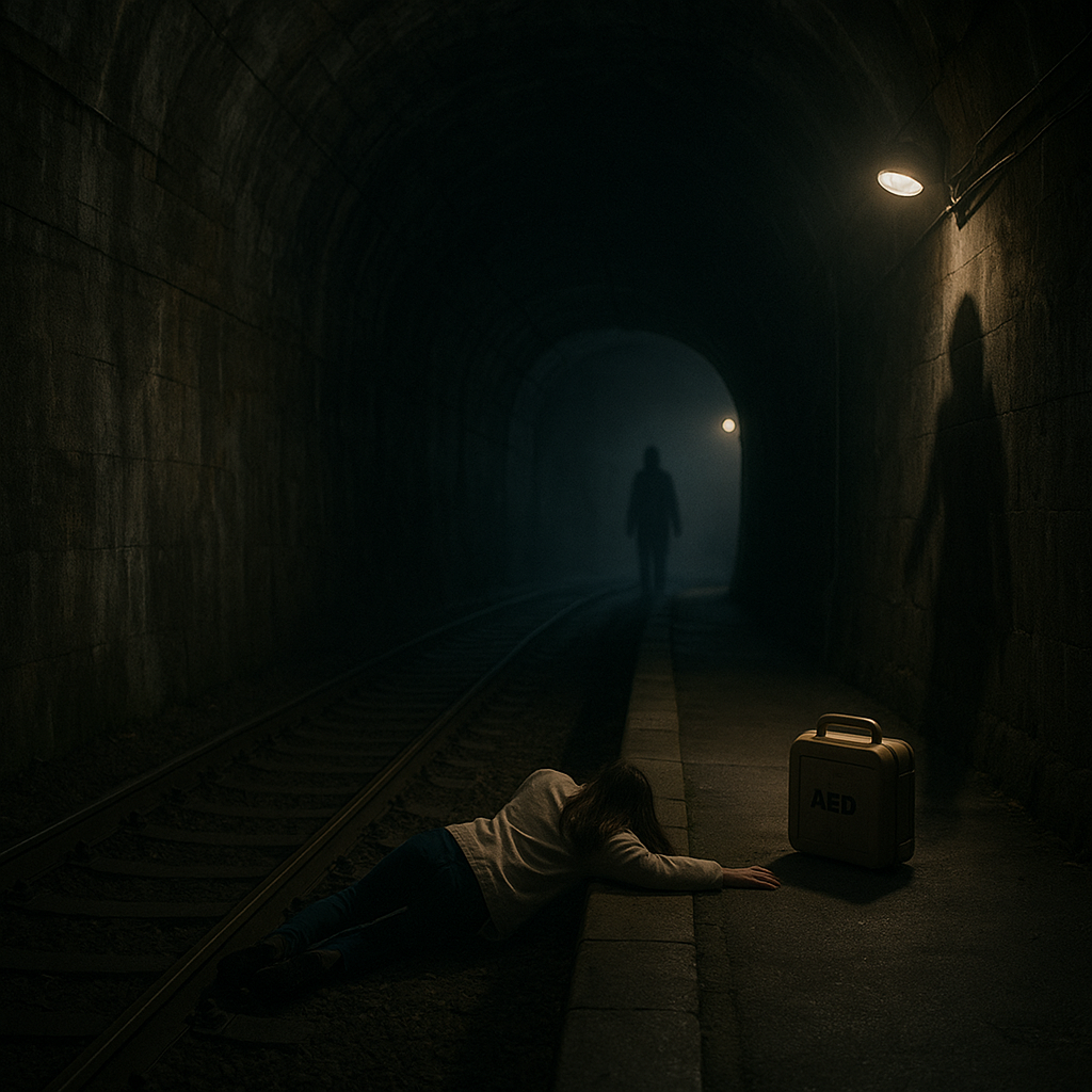 駅の影の話のイメージ