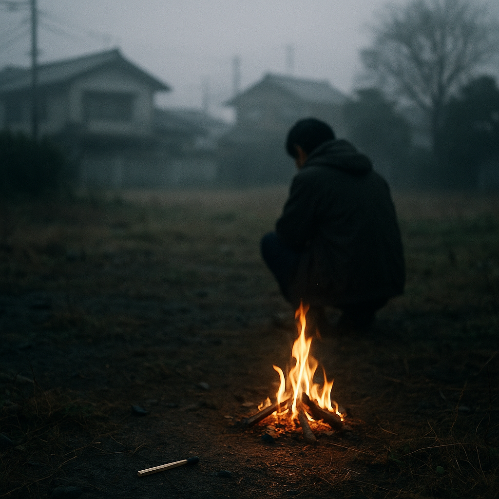 火遊びの恐ろしさのイメージ