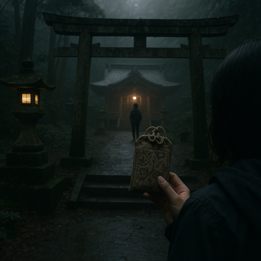 夜の森の肝試しの話。のイメージ