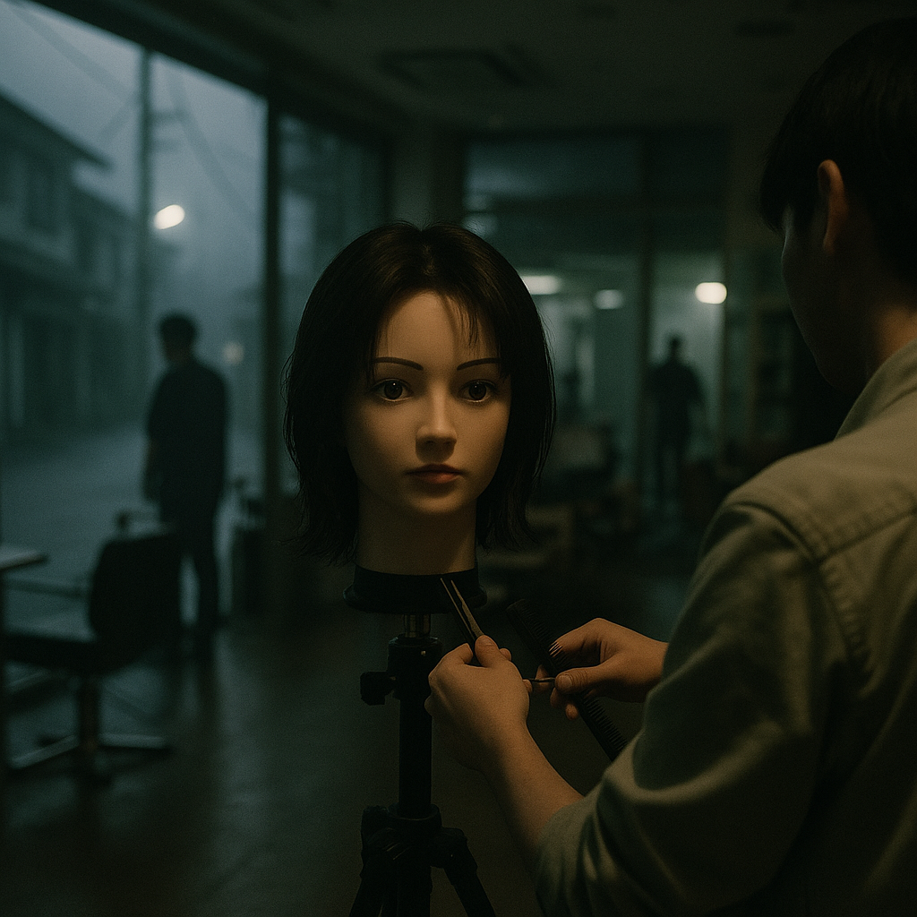 美容室のマネキンのイメージ