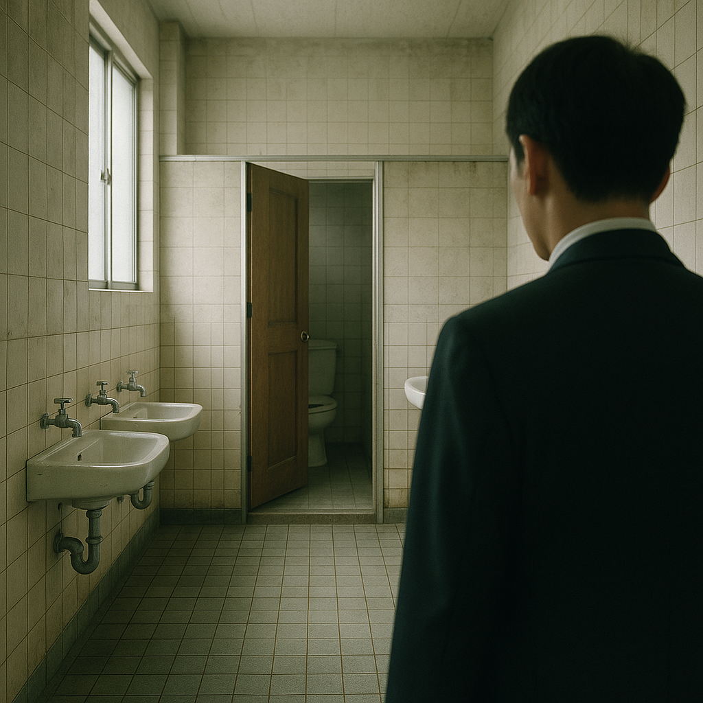 私立高のトイレのイメージ