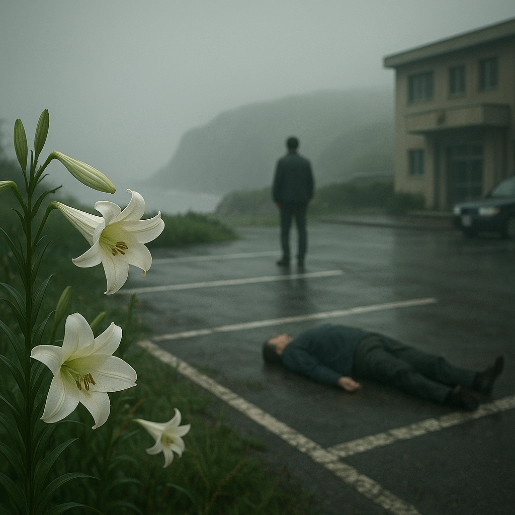 鉄砲百合の咲く岬のイメージ