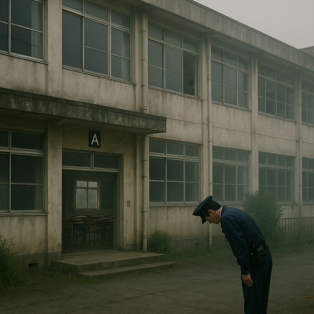 学校で起きた事件のイメージ