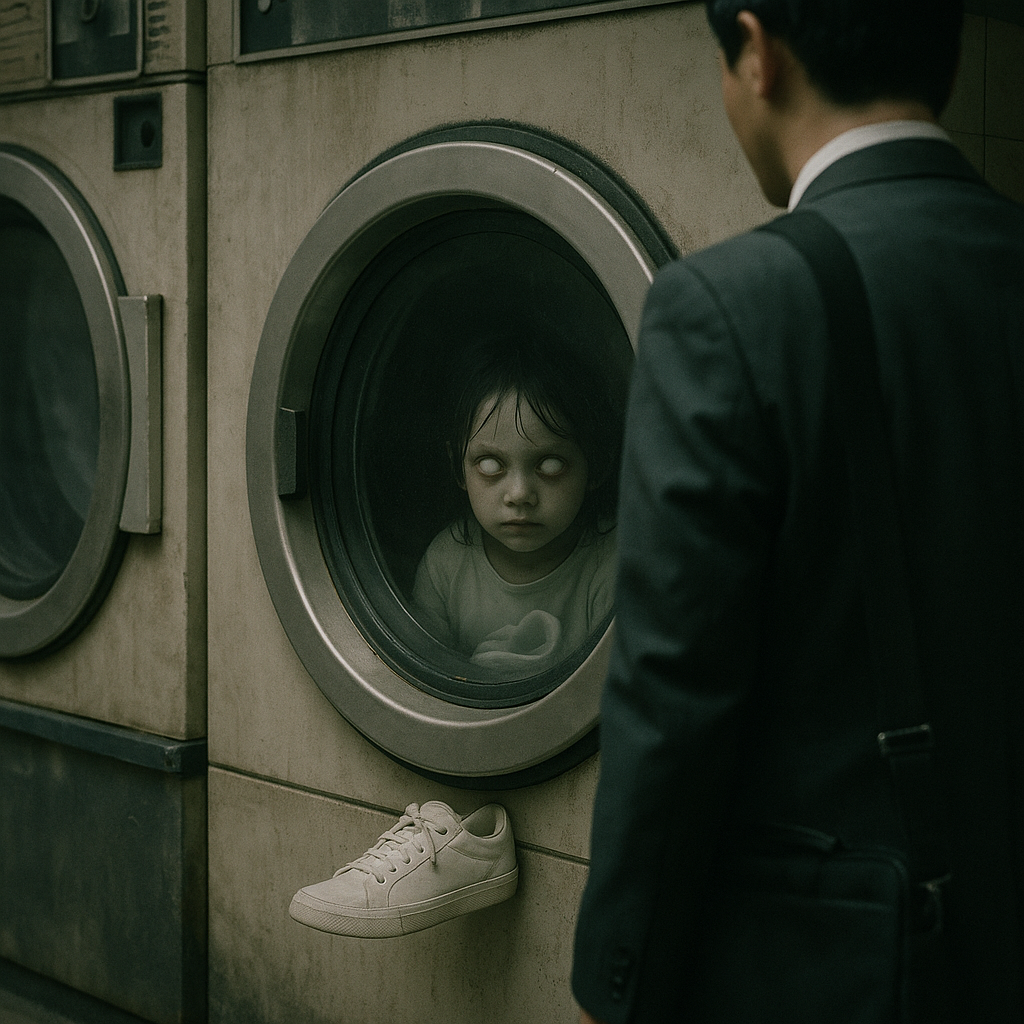 洗濯機の中にのイメージ