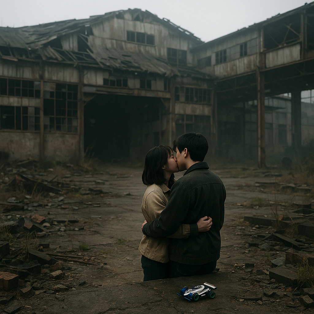 ミニ四駆での出会い④（完結編/潰れた工場）のイメージ