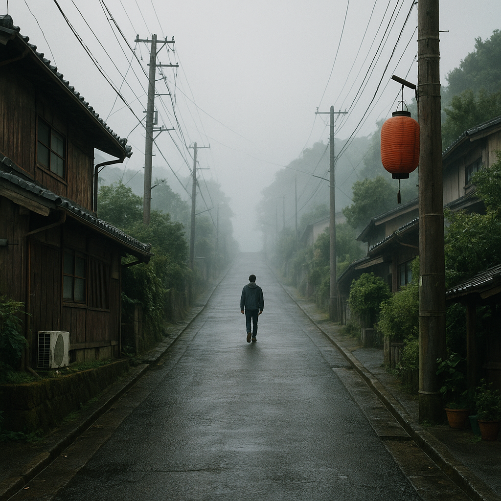 空へ続く道のイメージ