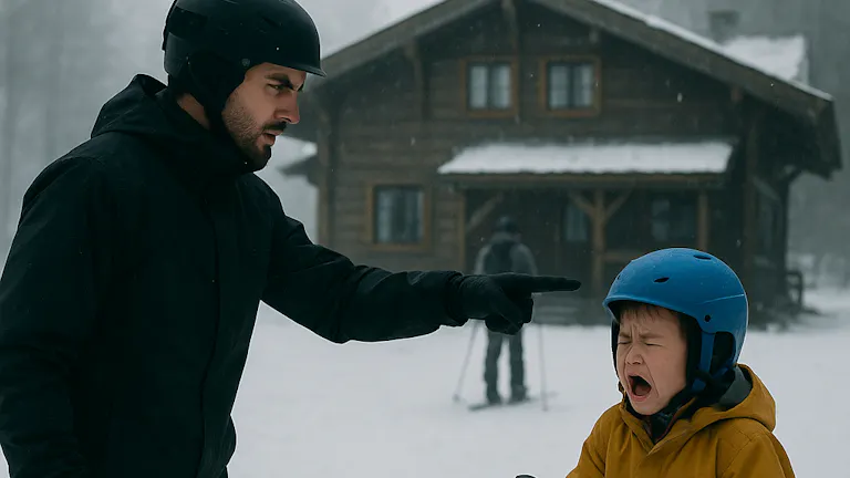 スキー②(スパルタコーチのスキー指導)