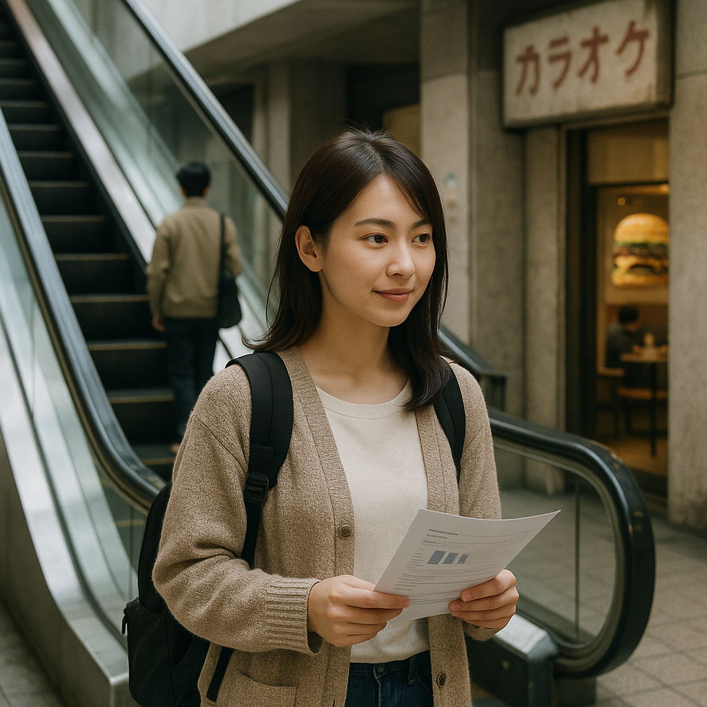自業自得①（偶然、仲良くなった年上の女子学生）のイメージ