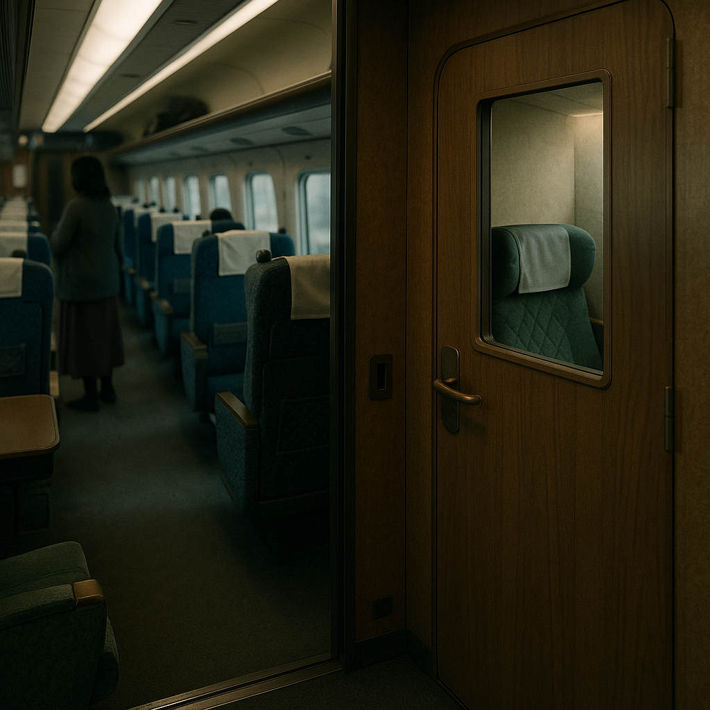 新幹線のグリーン個室で怪事件（上）のイメージ