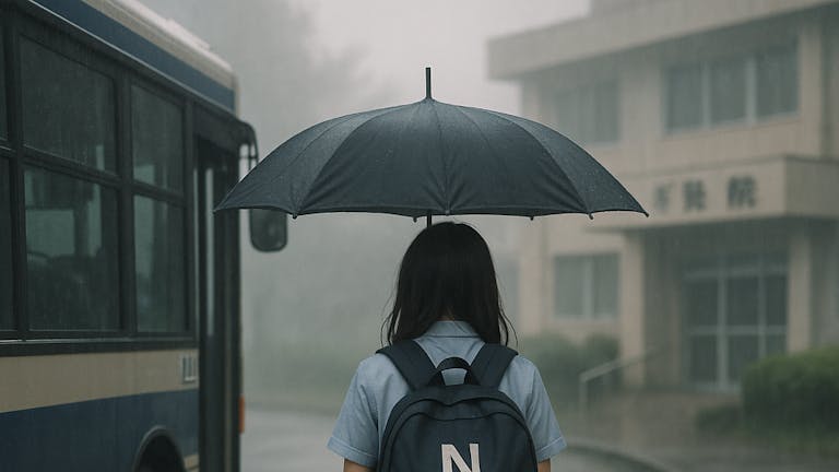 Nバッグの女の子