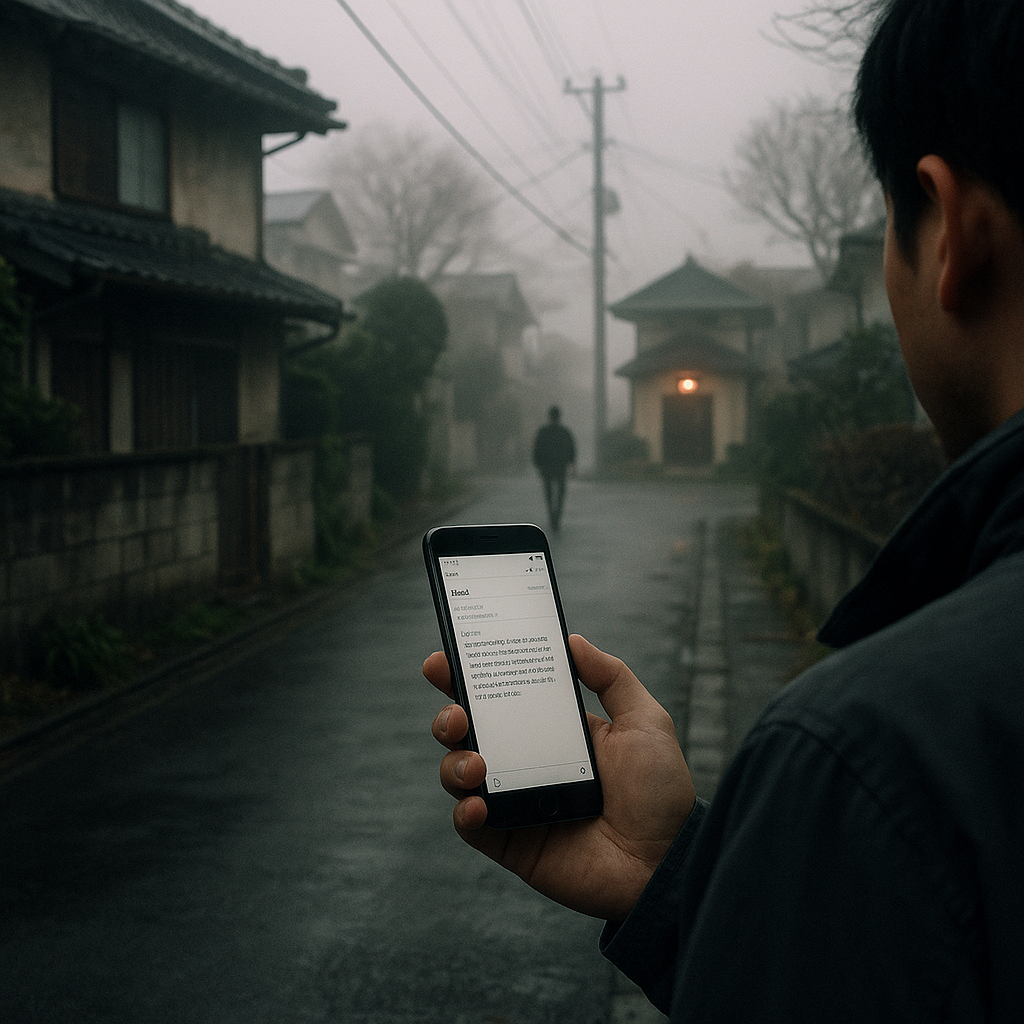 友人からのメール 【意味怖】のイメージ