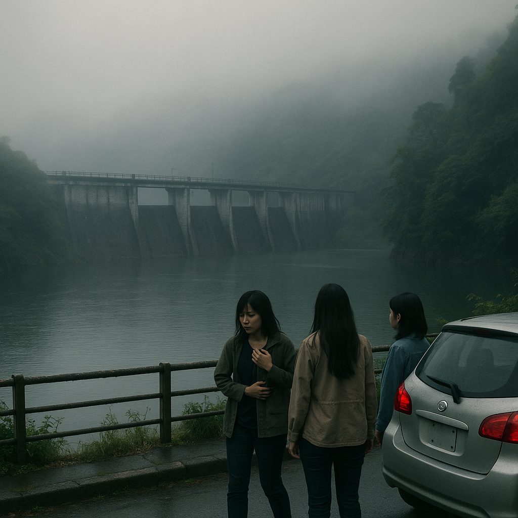 心霊スポットの帰り。のイメージ