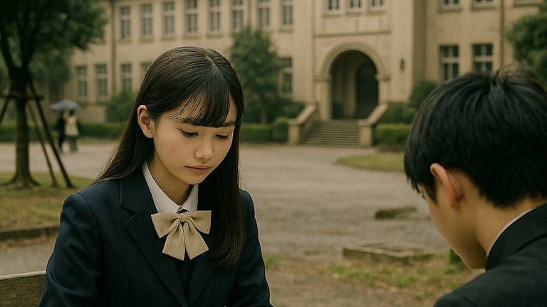 3)お嬢様系中高一貫校に通う中2の女の子